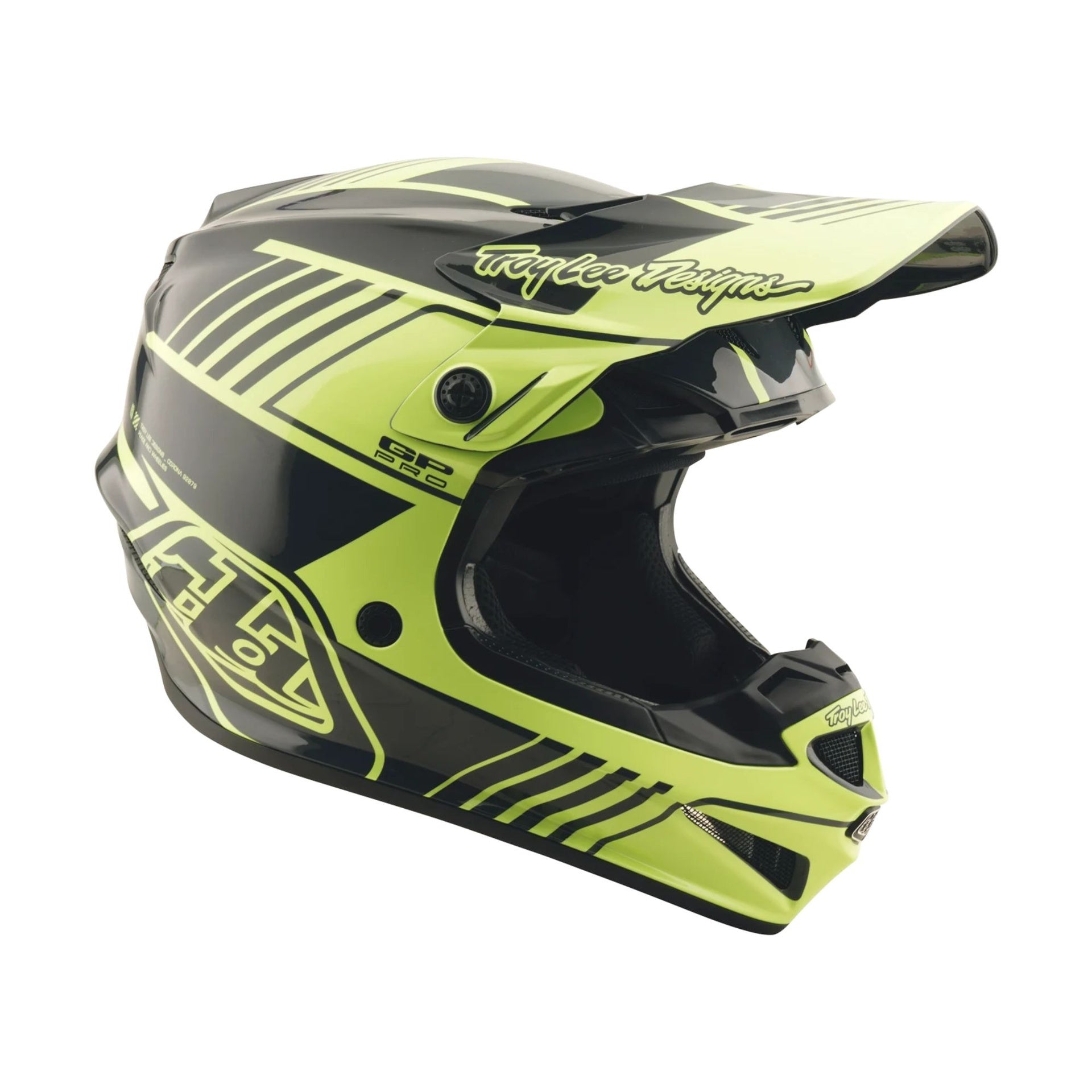 Youth Gp Pro Helmet; Segment Glo Yellow